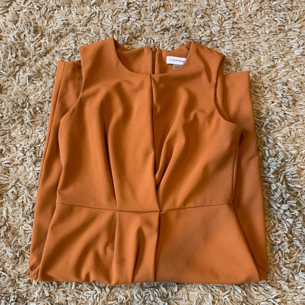 Calvin Klein Orange Dress